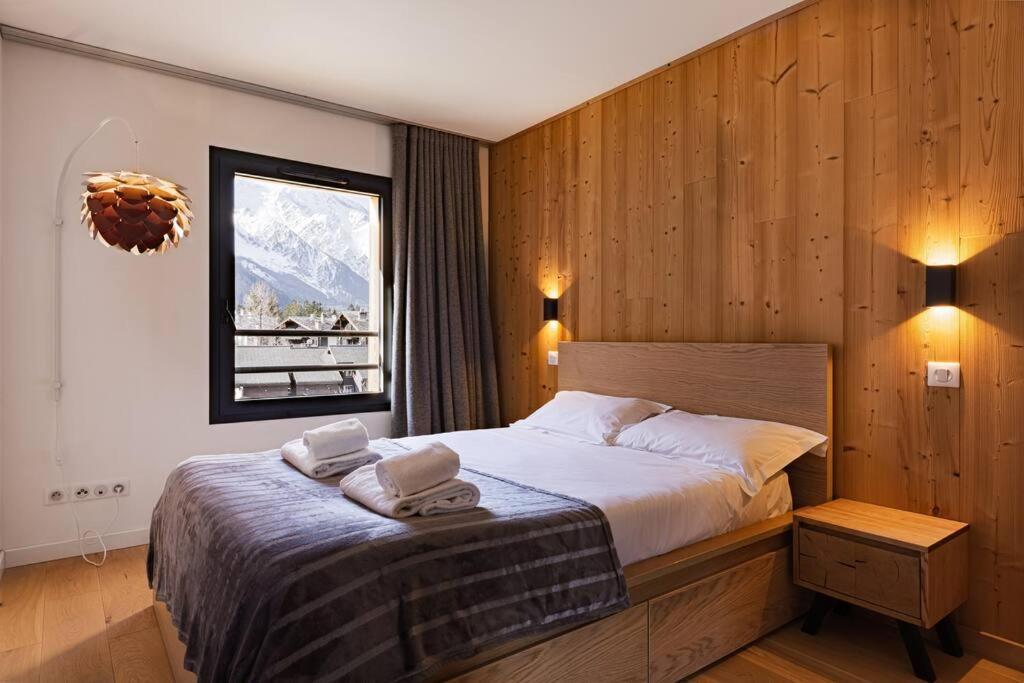 Modern 2Br 5* Pool Gym Spa Garage Mont-Blanc View Chamonix Exteriér fotografie