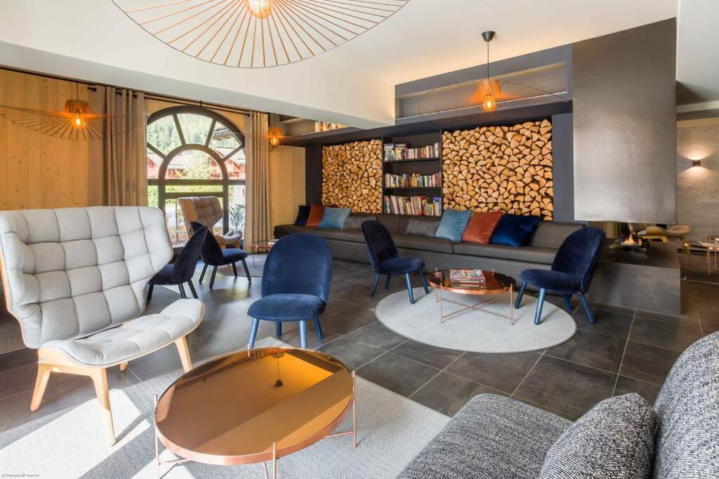 Modern 2Br 5* Pool Gym Spa Garage Mont-Blanc View Chamonix Exteriér fotografie