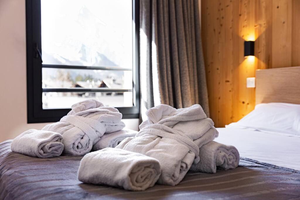 Modern 2Br 5* Pool Gym Spa Garage Mont-Blanc View Chamonix Exteriér fotografie