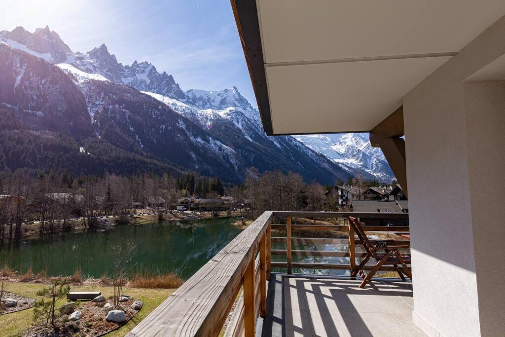 Modern 2Br 5* Pool Gym Spa Garage Mont-Blanc View Chamonix Exteriér fotografie
